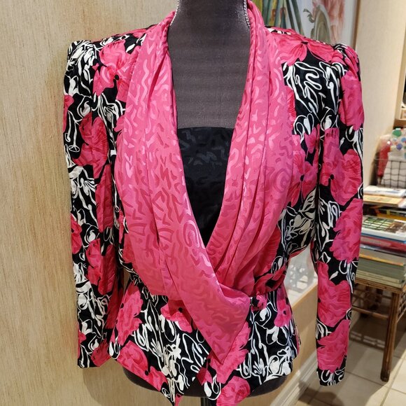 Richard Warren - Beautiful Silk Jacket Top - Picture 1 of 4